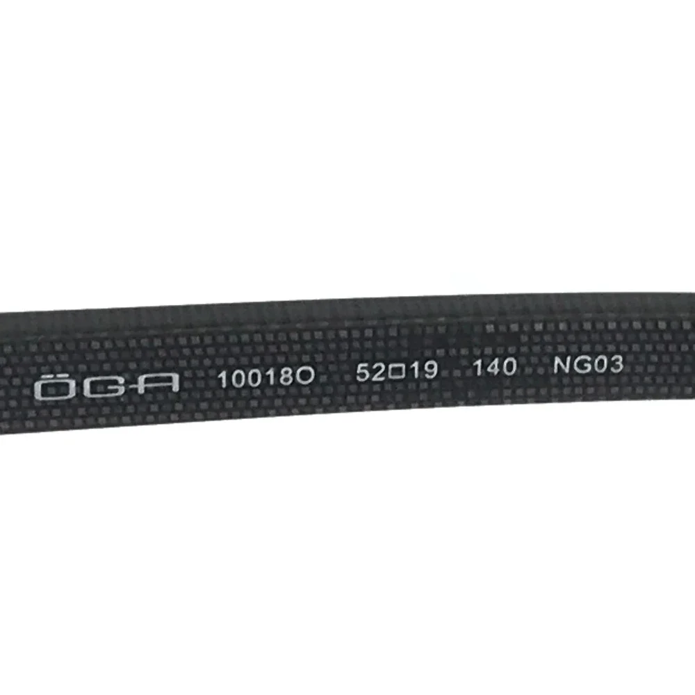 OGA by Morel Eyeglasses Frames 10018O NG03 Satin Black Red Green 52-19-140